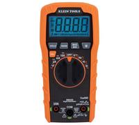 Klein Tools MM420 Digital Multimeter, Auto-Ranging TRMS Multimeter, 600V AC/DC Voltage, 10A AC/DC Current, 50 MOhms Resistance,Orange/Black