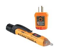 Klein Tools NCVT1XTKIT Non-Contact Low Voltage Tester Pen and GFCI Outlet Premium Test Kit, 70V to 1000V AC, Detects Common Wiring Problems