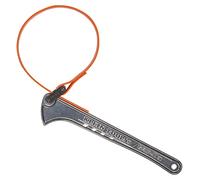 KLEIN TOOLS S12HB Strap Wrench, Adjustable Grip-It Strap Wrench Adjusts 1-1/2 to 5-Inch, 12-Inch Handle