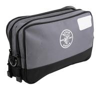 KLEIN TOOLS Tool Pouch, Dual Compartments, Heavy-Duty Tool Bag Organizer,