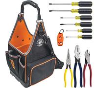 Klein Tools Tool Tote Plus Tool Kit, 11-Piece 80127