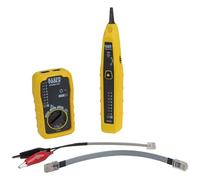 Tone Generator and Probe Kit, Wire Tracer and Tester with Probe Includes Alligator Clips and RJ11 / RJ12 / RJ45 Plug, Klein Tools VDV500-705