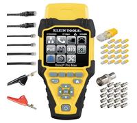 Klein Tools VDV501-770 Cable Tester Set, Scout Pro Max Ethernet, Coax/Video, Phone, (RJ11/RJ12/RJ45) F-Connector Cables, Test-n-Map Remotes