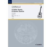 Kleine Duette(6) 1 Opus 34 Ferdinando Carulli Book [Softcover] 2 Guitars Schott