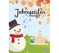 Kleine Entdecker - Jahreszeiten: Frühling, Sommer, Herbst & Winter | Großflächige Motive zum Ausmalen für Kinder ab 3 Jahren