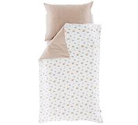 Kleine Farm Bed Linen, Size: 140 x 200 cm + 70 x 90 cm, Bed Linen Made from Finest, Soft Cotton, in Practical Gym Bag Packaging