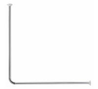 Kleine Wolke 0345101001 Universal Shower Curtain Pole 3 Sizes Diameter 25 mm Chrome