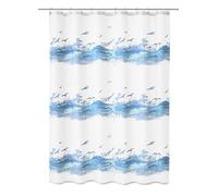 Kleine Wolke showercurtain, Polyester, Crocus Blue, 120 x 200 cm
