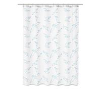 Kleine Wolke 180 x 200 cm 100 Percent Polyester Birdie Shower Curtain, White