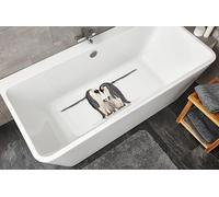 Kleine Wolke Bath Mat PVC White/Black 36 x 92 cm