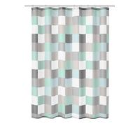 Kleine Wolke Check Shower Curtain, Textile PES, Mare, 180 x 200 cm