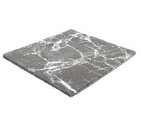 Kleine Wolke Como Bath Rug, Platin, 60 x 60 cm