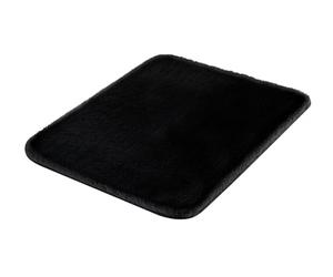 Kleine Wolke Cony Bath Mat Black Material: 100% Polyester Size: 55 x 65 cm