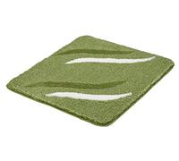 Kleine Wolke Florenz Bath Rug, Acrylic, Green, 55 x 65 x 2 cm