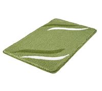 Kleine Wolke Florenz Bath Rug, Acrylic, Green, 60 x 100 x 2 cm