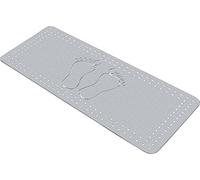 Kleine Wolke Foot Bathtub Liner, PVC, Grey, 36 x 72 x 1 cm