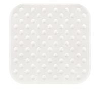 Kleine Wolke Formosa, Shower mat, 53x 53 cm, White, Rubber