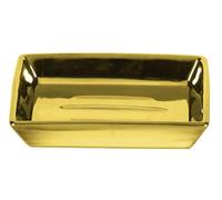Kleine Wolke Glamour Soap Dish, Gold Porcelain