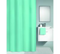 Kleine Wolke "Kito Shower Curtain with Water Repellent Finish, Polyester, Pale Green, 180 x 240 x 0.02 cm