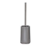 Kleine Wolke Mable Toilet Brush Holder, Platinum, 9.6 x 39 x 9.6 cm