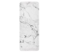 Kleine Wolke Marble, Bath mat, 36x 92 cm, Anthracite, PVC Foam, 92 x 36 x 5 cm