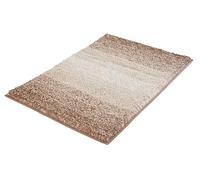 Kleine Wolke "Oslo Bath Rug, Polyester, Brown, 70 x 120 x 3 cm
