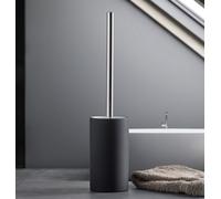 Kleine Wolke Pur Matt Black Ceramic Toilet Brush & Holder