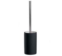 Kleine Wolke Pur Matt Black Ceramic Toilet Brush & Holder