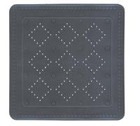 Kleine Wolke Arosa Shower Mat, Anthracite, 55 x 55 cm