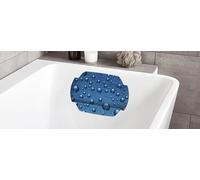 Kleine Wolke 1 head rest Bubble in blue, Polyvinyl Chloride, 32x22 cm