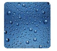 Kleine Wolke PVC Foam Bubble Shower Mat, Blue