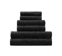 Kleine Wolke "Royal" Towel, 30 x 50 cm, Black