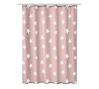 Kleine Wolke Shower Curtain, Polyester, Old Rose, H200 x B180 cm (1er Pack)