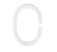 Kleine Wolke Shower Curtain Rings, White, 12-Piece