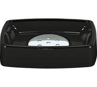 Kleine Wolke Soap Dish, Black, 12x3 cm