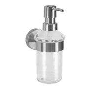 Kleine Wolke Soap Dispenser, Stainless Steel Glass, Klar, Länge 7 x Breite 7 x Höhe 17,2 cm