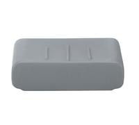 Kleine Wolke Stoneware Cubic Soap Dish, Anthracite