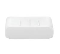 Kleine Wolke Stoneware Cubic Soap Dish, White