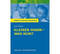 Kleiner Mann - was nun?: Textanalyse und Interpretation mit ausführlicher Inhaltsangabe und Abituraufgaben mit Lösungen