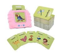 kleinkindd Language Cards - English Learning Pocket Device, Early Educational Easy | Interactive Talking Cards, Smart Education Toy for Early Learning, Family Time, Child Development
