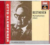 Klemperer - Beethoven : Symphonies Nos. 2 & 4 - Klemperer / EMI STUDIO
