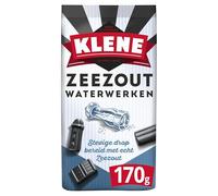 Klene Zeezout Waterwerken 170 g I Licorice from the Netherlands I Liquorice with Sea Salt I Salty Liquorice