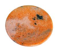 KLEO Marble Chakla Polpat Roti Chapati Maker Rolling Board - 9 Inch Round Board | Polpat | Chapati Maker (Orange)