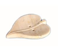 KLEO Marble Stone Soap Dish Soap Holder Bath Accessories Bathroom Accessories (Leaf Shaped)