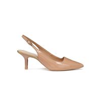 Kleopy Leather Slingback Heels camel