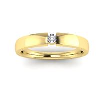 KLEORA AURORA Modern Electrum™ Miracle Plate Diamond Ring