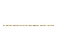 KLEORA CONTORTO Modern Electrum™ 7.25" Singapore Chain Bracelet