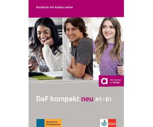 Klett DaF Kompakt Neu A1-B1 Kursbuch mit Audios Online 9783126763103 @ NEW
