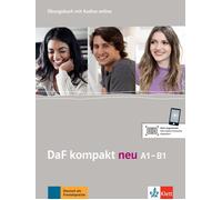 Klett DaF KOMPAKT NEU A1-B1 Ubungsbuch mit Audios Online 9783126763110 @ NEW