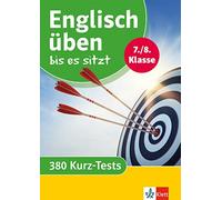 Klett Englisch üben s sitzt 7./8. Klasse: 380 Englisch-Tests (K (Paperback)
